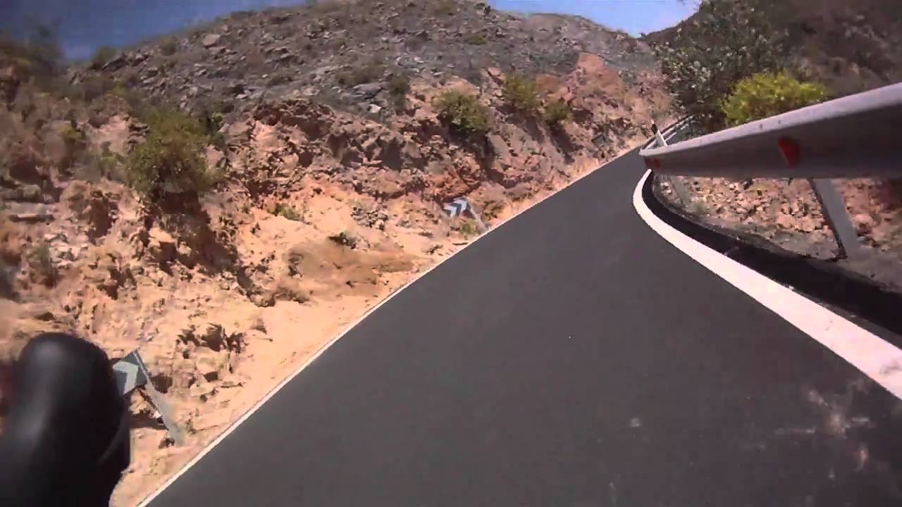 Gran Canaria, cycling ride to the top, Pico de las Nieves, elevation 1950m