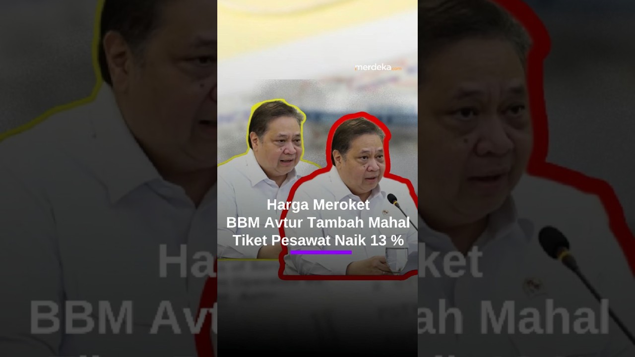Menko Airlangga Blak-blakan Harga BBM Avtur Tambah Mahal, Tiket Pesawat Naik sampai 13 Persen