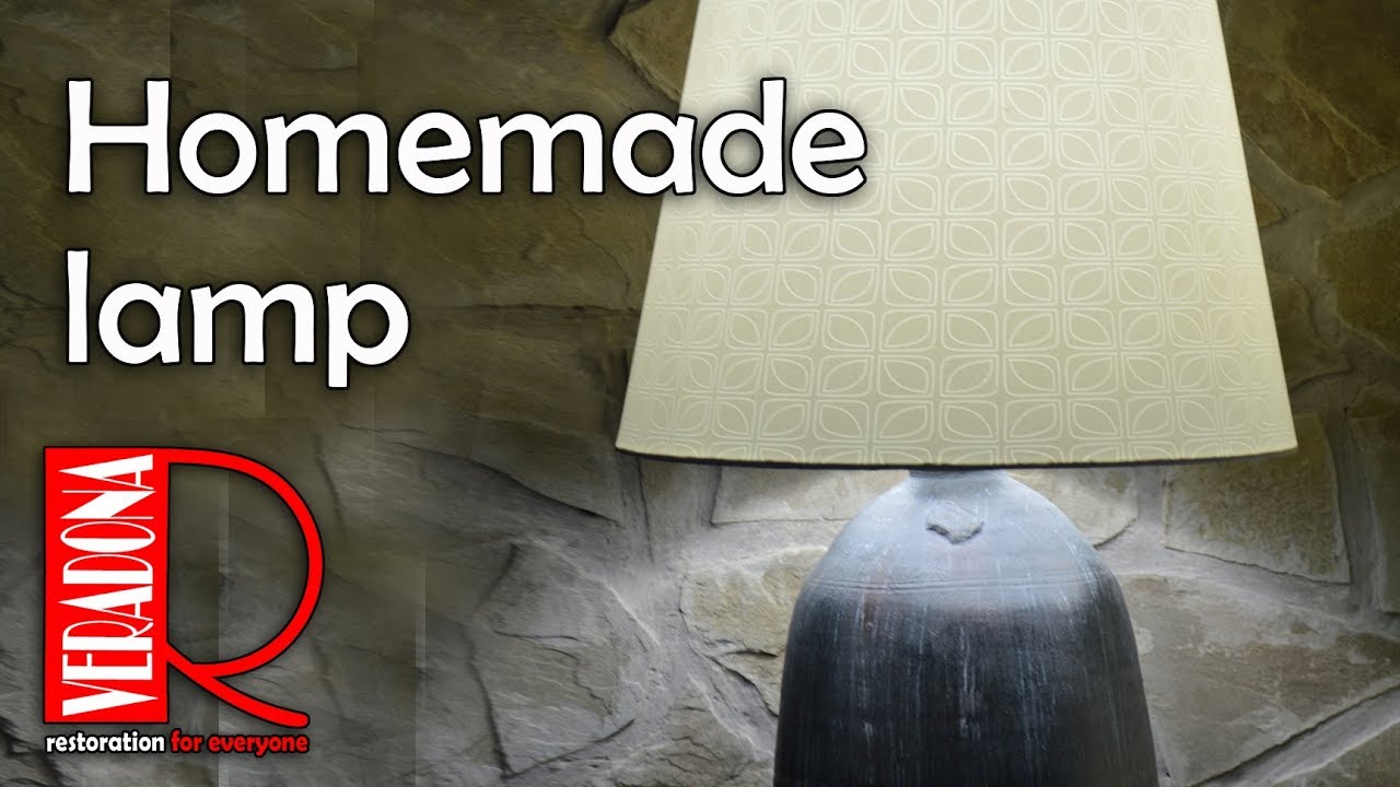Homemade lamp DIY. Výroba lampičky.