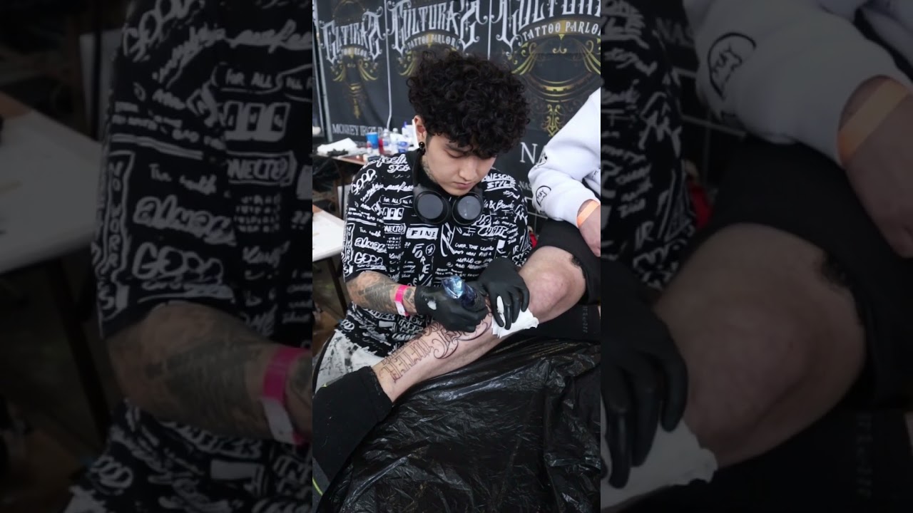 ✍️ Script Work Leg Tattoo By Nass.tattoo #tattuba #tattoo #tattooartist #shorts #script #lettering