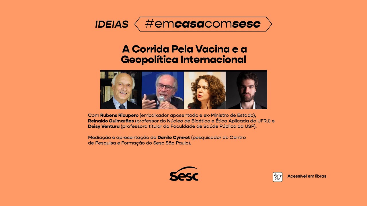 IDEIAS: A CORRIDA PELA VACINA E A GEOPOL&Iacute;TICA INTERNACIONAL - UMA NOVA CORRIDA ESPACIAL?