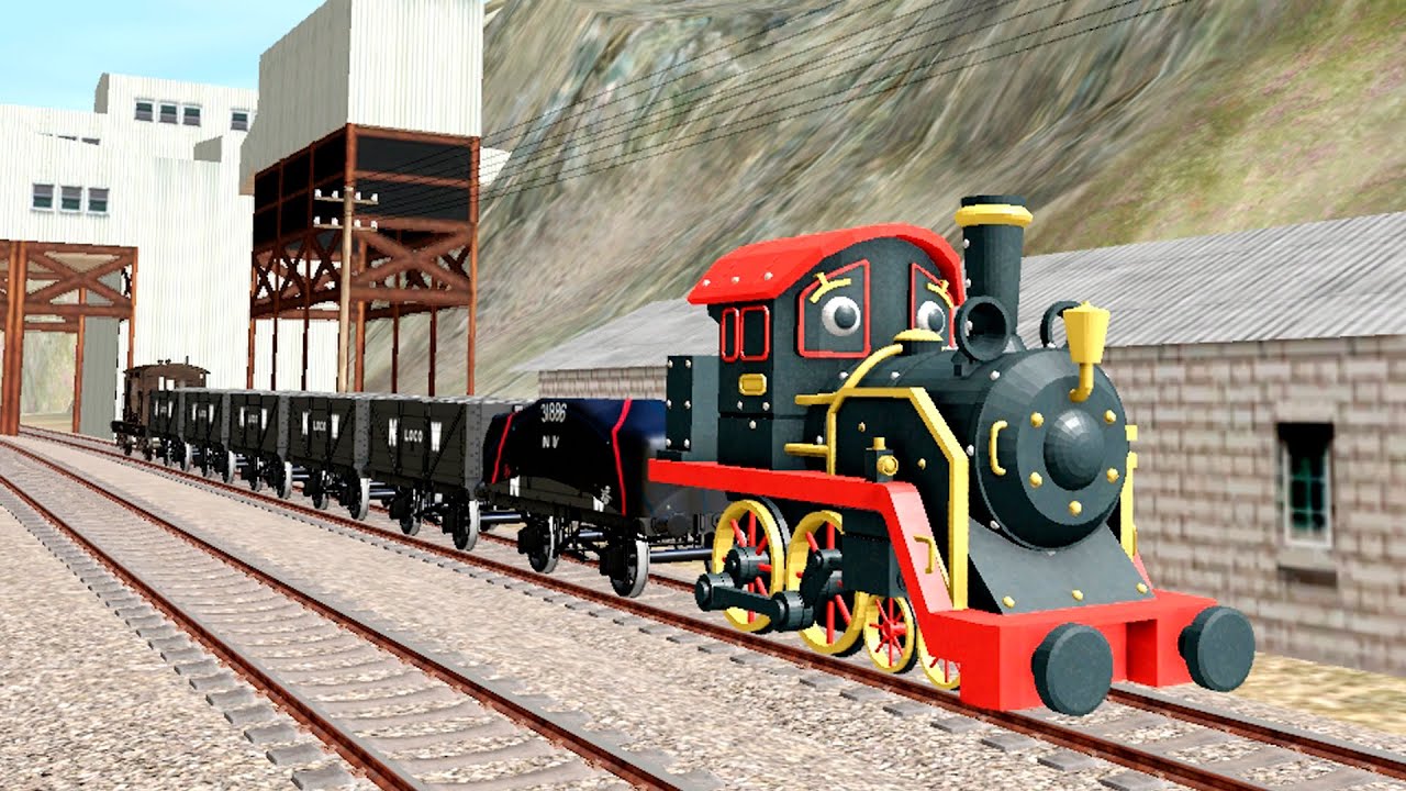 Old Puffer Pete In The High Mountain