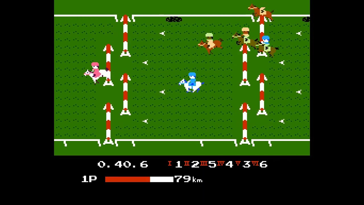 Family Jockey (Famicom, 1987) – Full "Only Race" Session (Single Player) 🏇🏁🏆