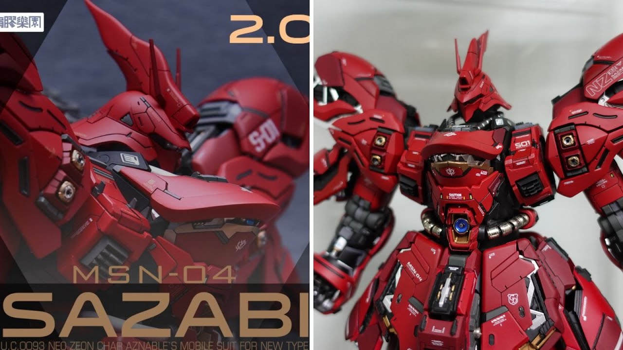 Amazing Custom MG Sazabi Ver Ka with Yujiao Land Resin Add On!
