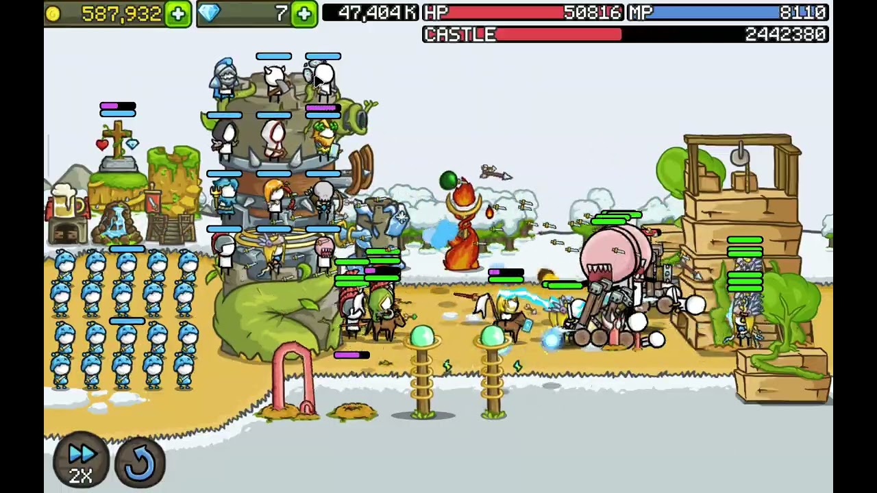 1T gold (grow castle)