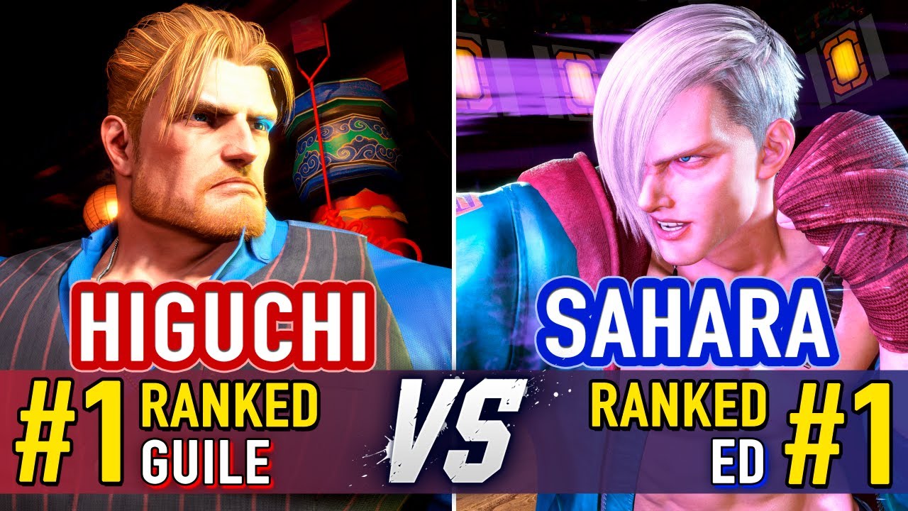SF6 🤜 HIGUCHI (#1 Ranked Guile) vs SAHARA (#1 Ranked Ed) 🤛 SF6 High Level Gameplay