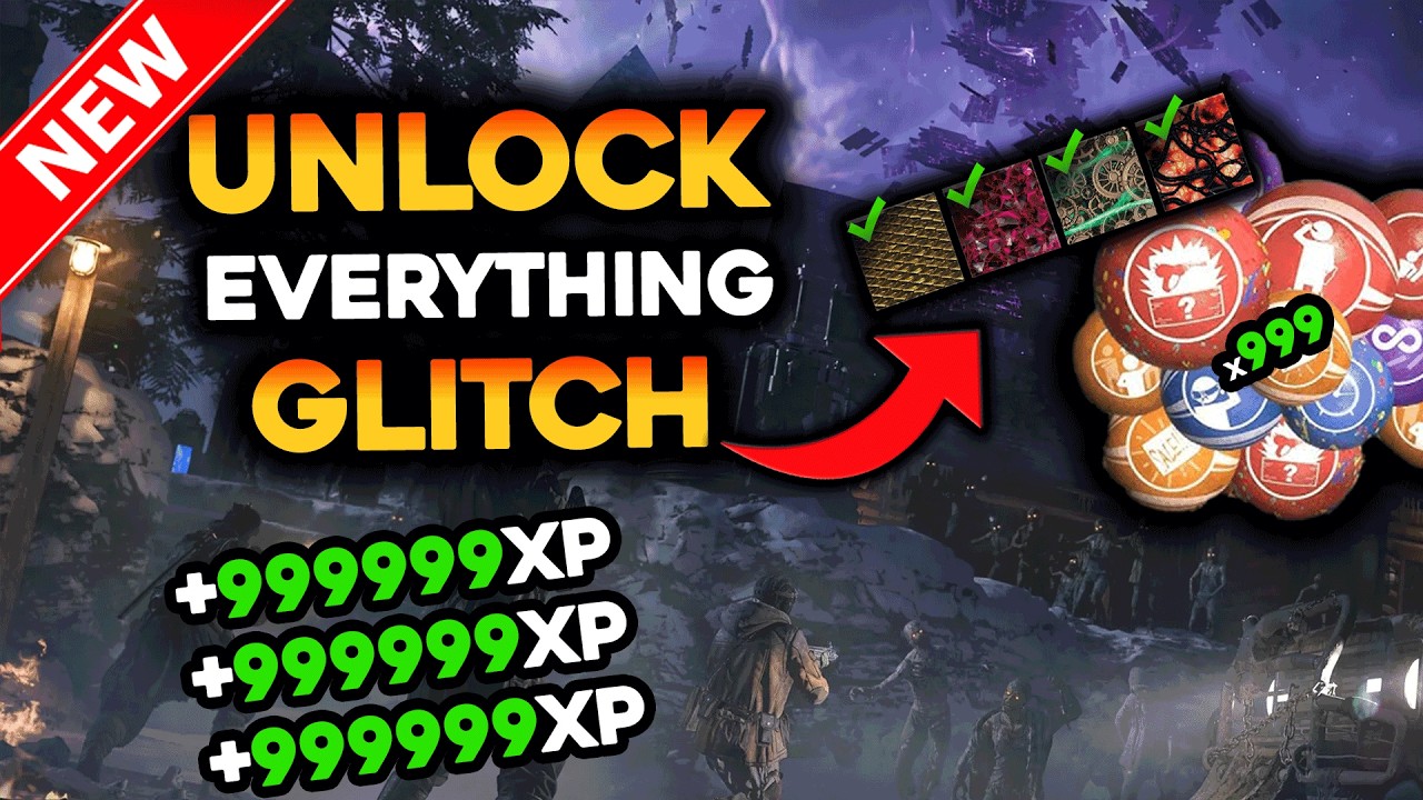 ✅*NEW* BO7 SOLO UNLIMITED XP & CAMO GLITCH✅ UNLOCK EVERYTHING FAST - BO7 ZOMBIES GLITCH