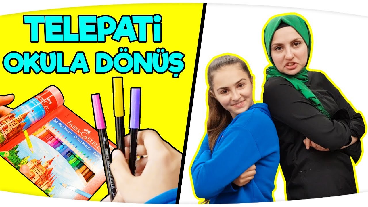 OKULA DONÜŞ TELEPATİ , Back to School | TELEPATİ CHALLENGE Fenomen Tv Okula Dönüş, Kırtasiye