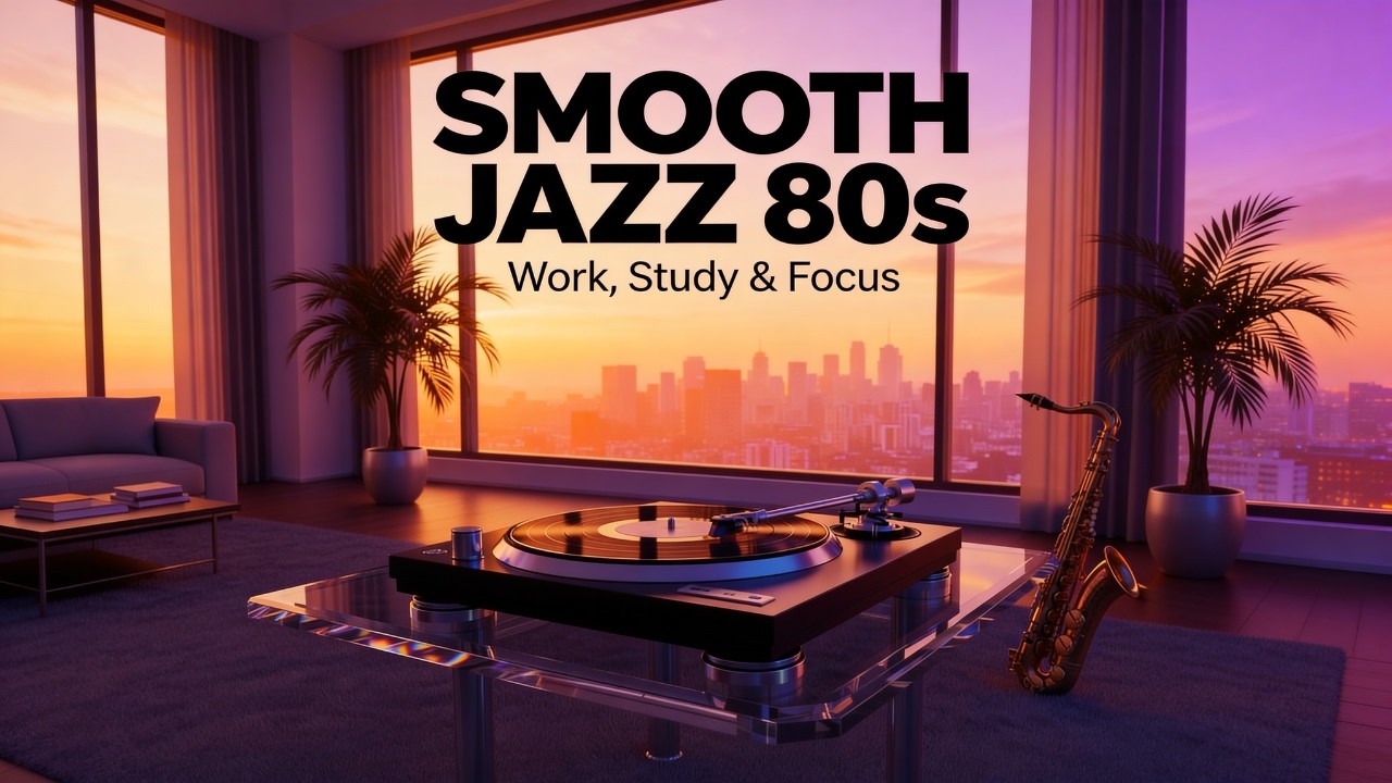Best 80s Smooth Jazz Instrumentals 🎷 Relaxing Music for Work, Study & Focus