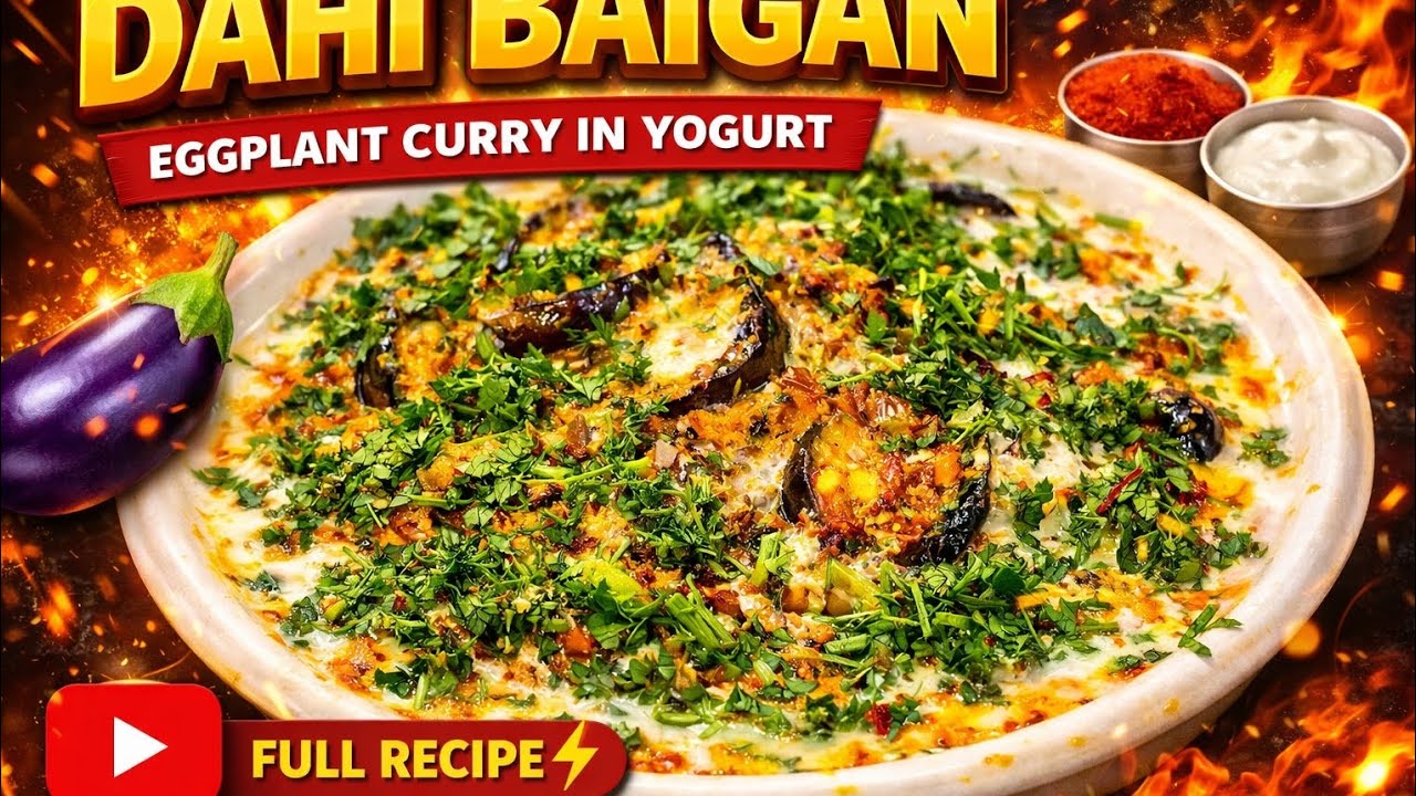 Dahi Baingan Banane Ka Sabse Easy Tarika | Tasty Baigan in Dahi