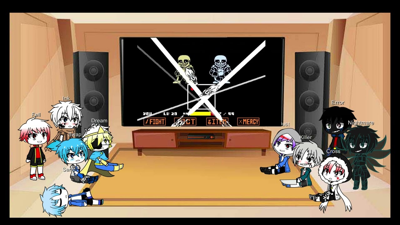 (Old)Sans AUS React to Time Paradox (Requested)
