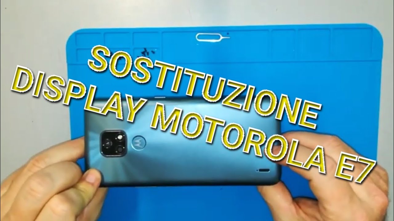 Sostituzione lcd Motorola Moto E7