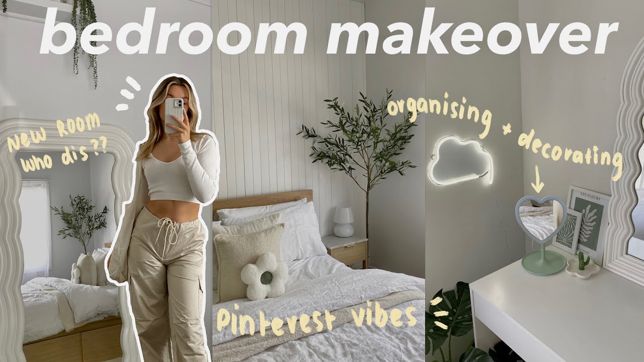 ЭКСТРЕМАЛЬНОЕ преображение спальни *эстетика, вдохновленная Pinterest* (новая мебель и декор!!)