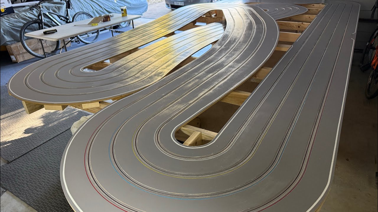Строительство деревянной трассы для гоночных автомобилей, часть 4, U C Raceway V2, дни 5 и 6.