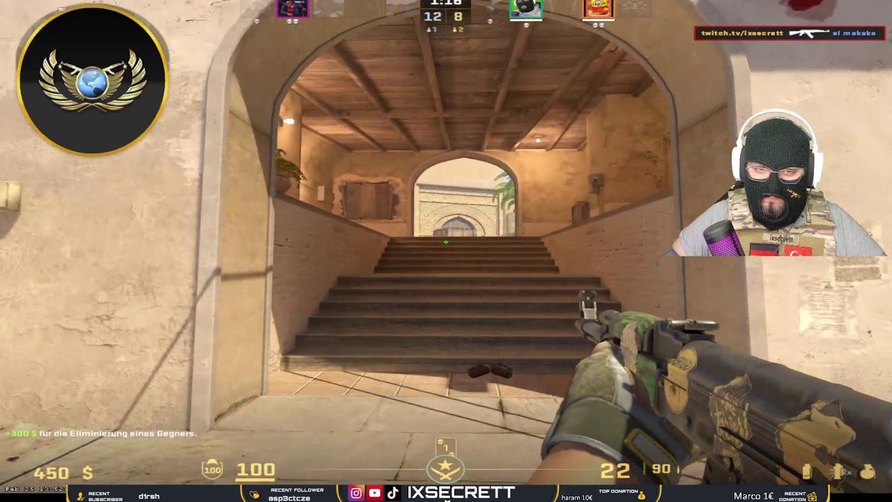 cs2 premium clutching to 25k elo