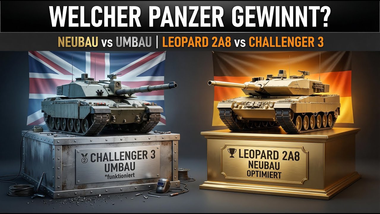 Leopard 2A8 vs. Challenger 3: Eine strategische und technische Analyse