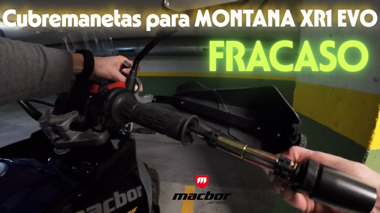 CUBREMANETAS para Macbor MONTANA XR1 EVO | FRACASO con los paramanos