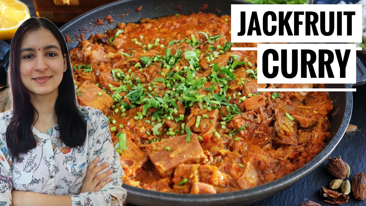 Exotic & Spicy 𝐉𝐚𝐜𝐤𝐟𝐫𝐮𝐢𝐭 𝐂𝐮𝐫𝐫𝐲 in Aromatic Sauce! #vegan #indiancooking