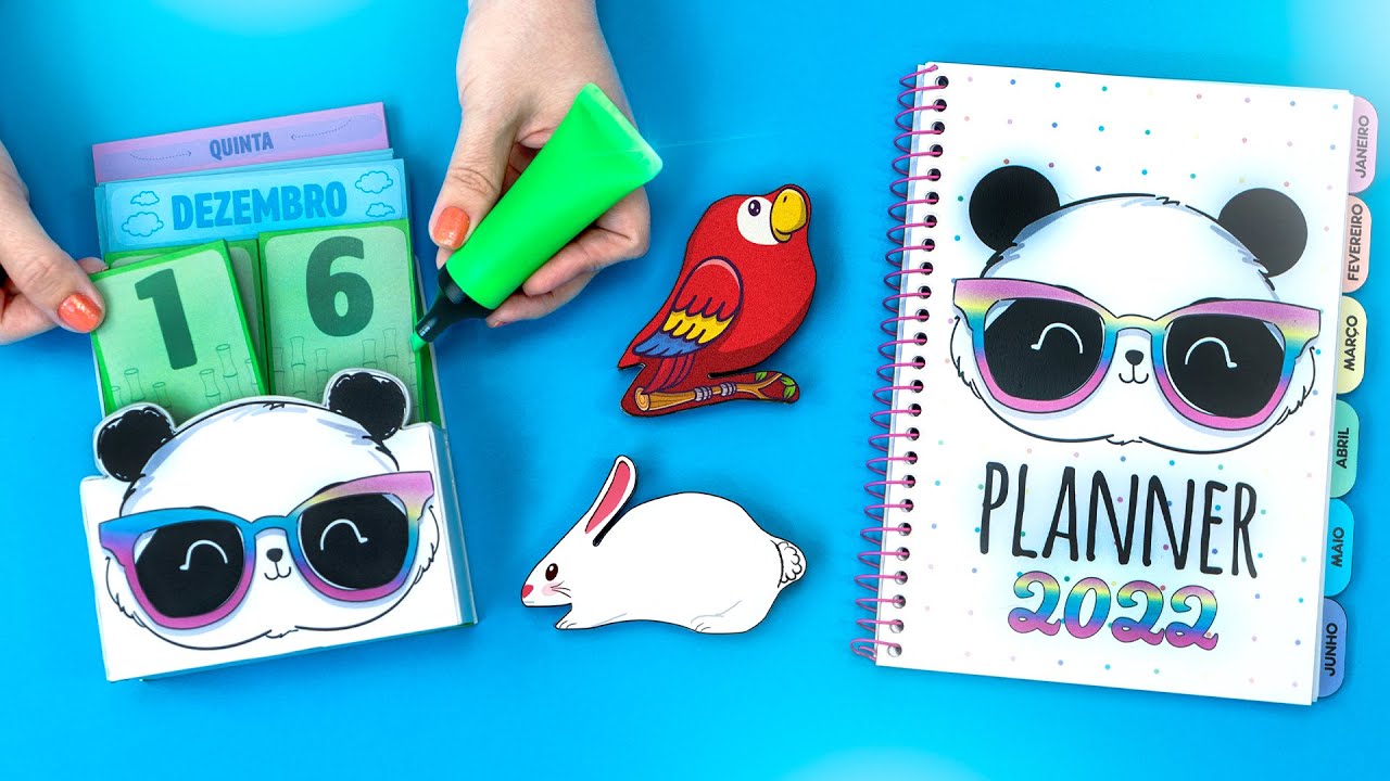 Dicas pra Deixar seu Cantinho Fofo e Organizado 📖✏️ Planner, Calendário e Quadro Branco