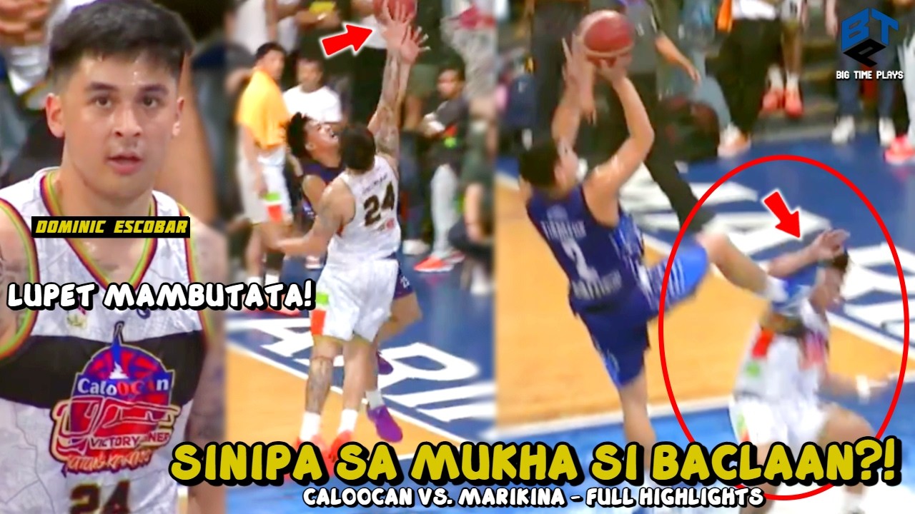 SINIPA sa MUKHA si Baclaan?! Patinde ng patinde ROSTER ng Caloocan! Supalpal kay Escobar!