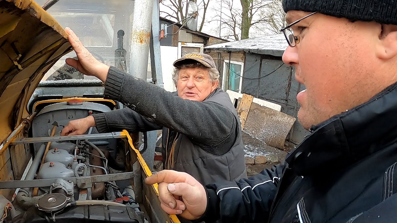 Kombajniści Bizonów Tomasz i Kazimierza Ursus C-360