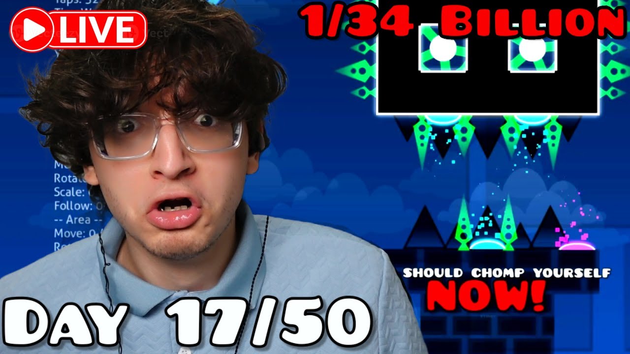 🔴Let's BEAT Chompstep!🔴DAY 17/50🔴51%x2🔴Aiming FOR WR!🔴