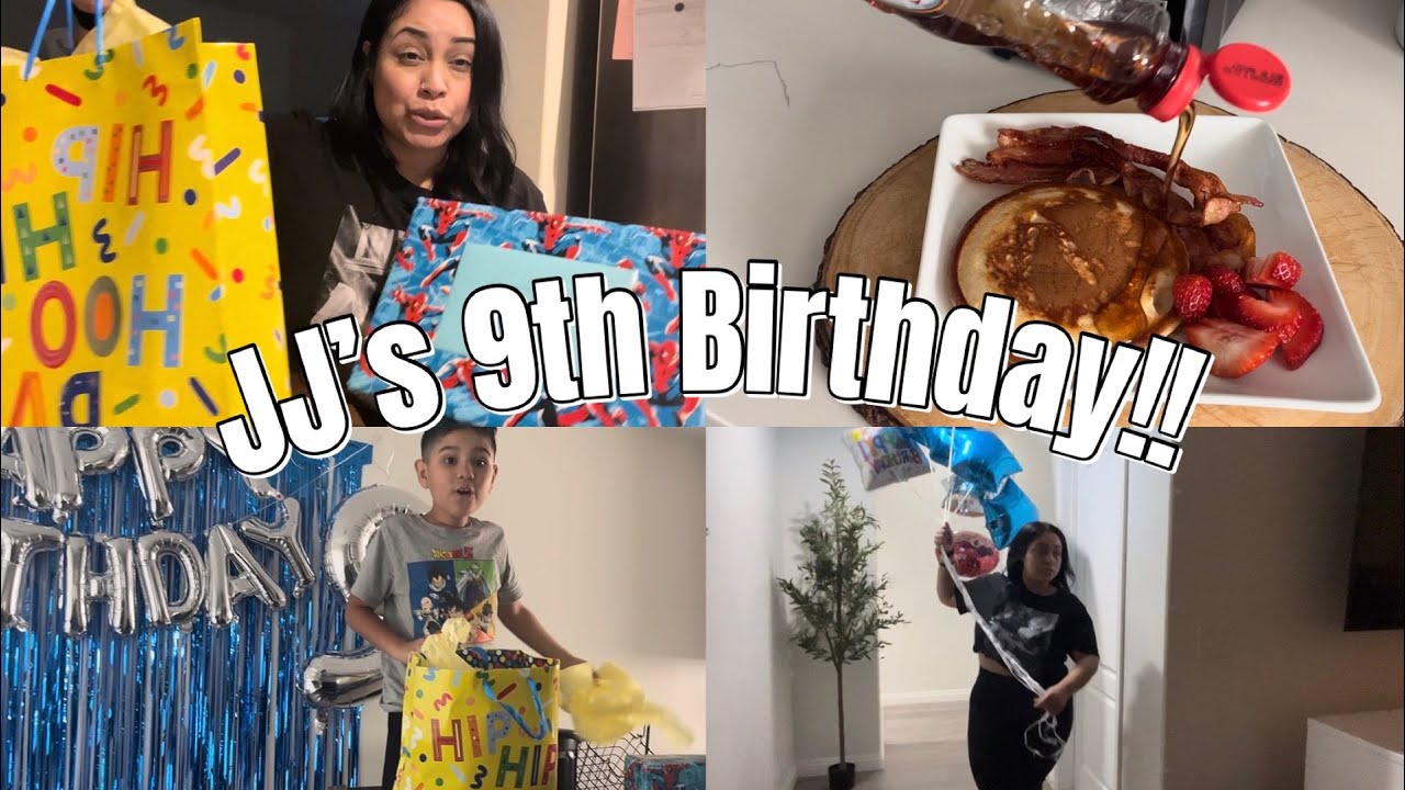 Part 1 | Morning vibes, Opening gifts, Cooking breakfast before we head out for his big surprise!