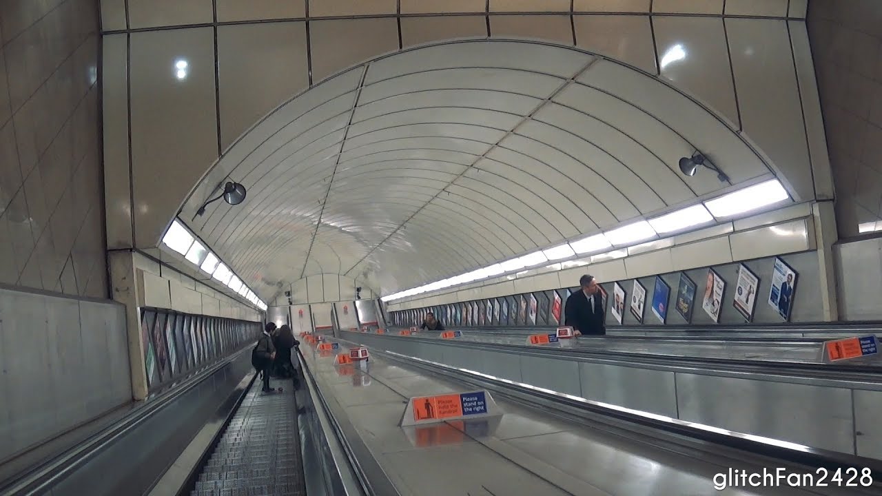 Longest Escalator on the London Underground Network at Angel Station