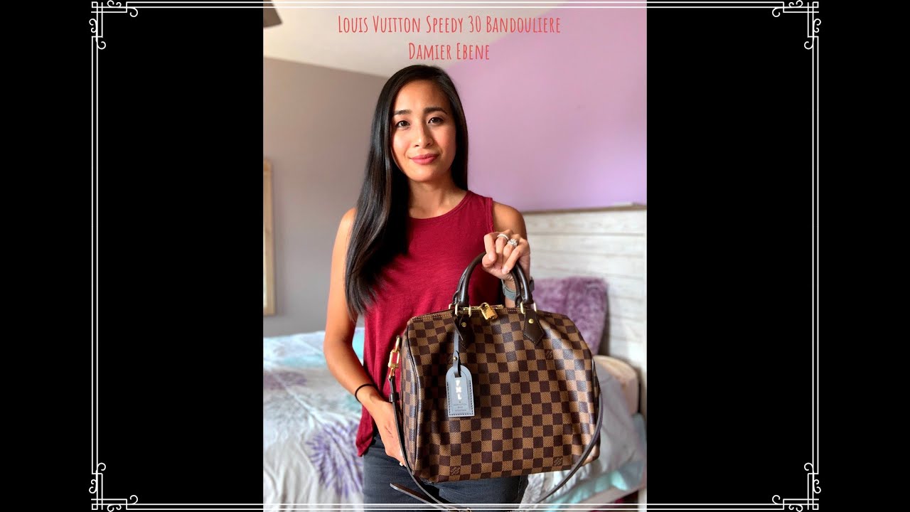 LOUIS VUITTON SPEEDY BANDOULIERE 30 | WHAT FITS | WAYS TO WEAR