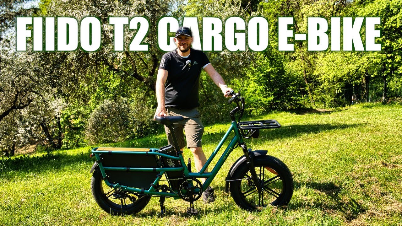 Bici Elettrica CARGO NOVITÀ 2024 - INNOVATIVA e VERSATILE - Fiido T2