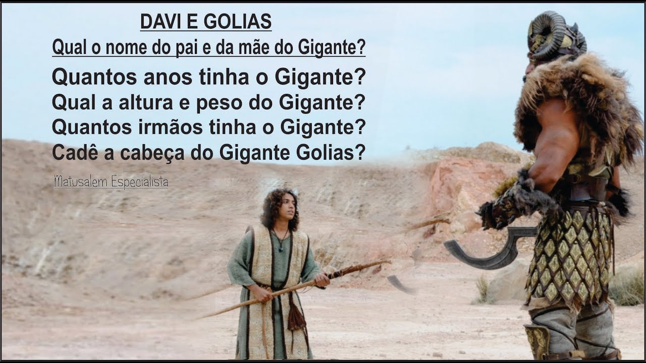 Pregação sobre Davi e o gigante golias