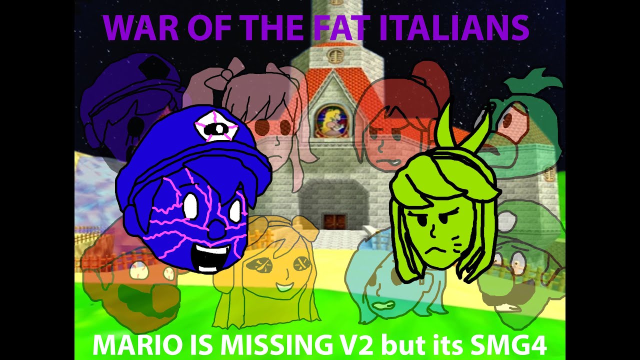 WAR OF THE FAT ITALIANS - Mario is Missing V2 but its SMG4 (FNF Cover)