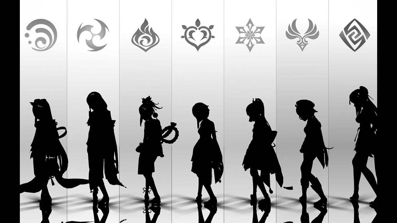 【Genshin Impact MMD／4K／60FPS】13 GIRLS【Get Up & Move!!】