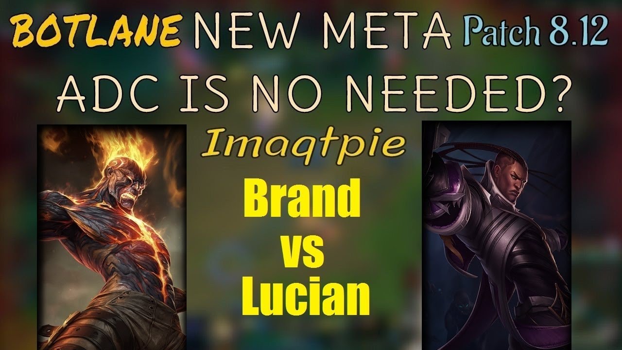 Imaqtpie | BRAND vs LUCIAN | BRAND Adc | Challenger Gameplay | Patch 8.12