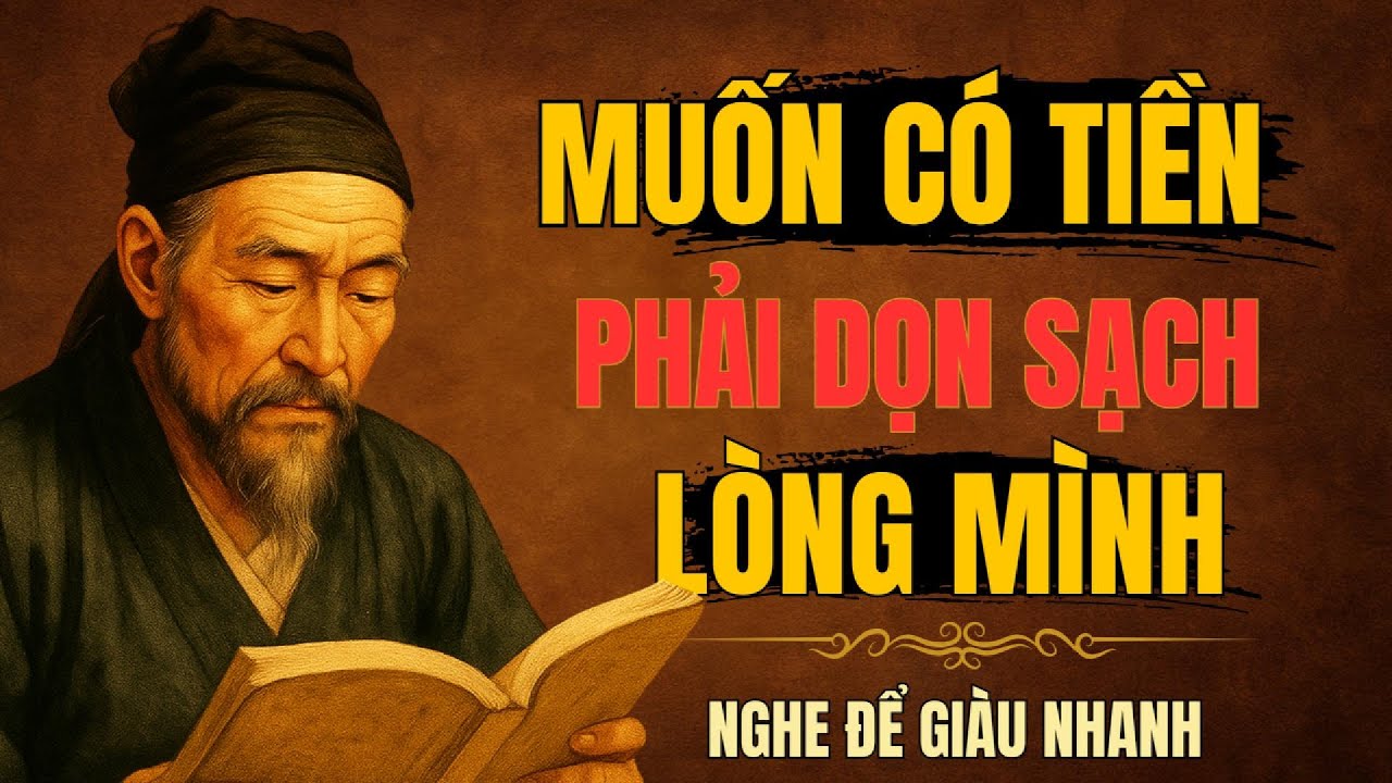 CỔ NHÂN DẠY – Muốn Có Tiền, Trước Hết Phải Dọn Sạch Lòng Mình | Triết Lý Sống