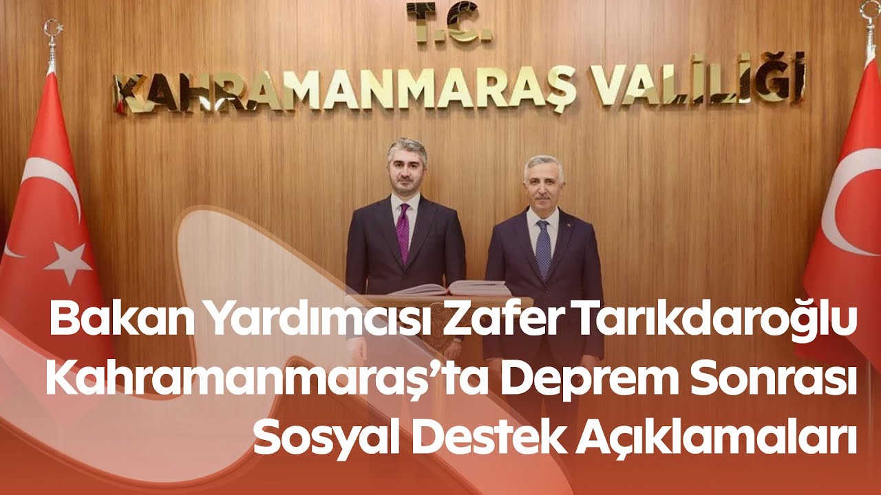 Kahramanmaraş’ta Sosyal Destek Seferberliği | Tarıkdaroğlu’ndan Aile ve Gençlik Vurgusu