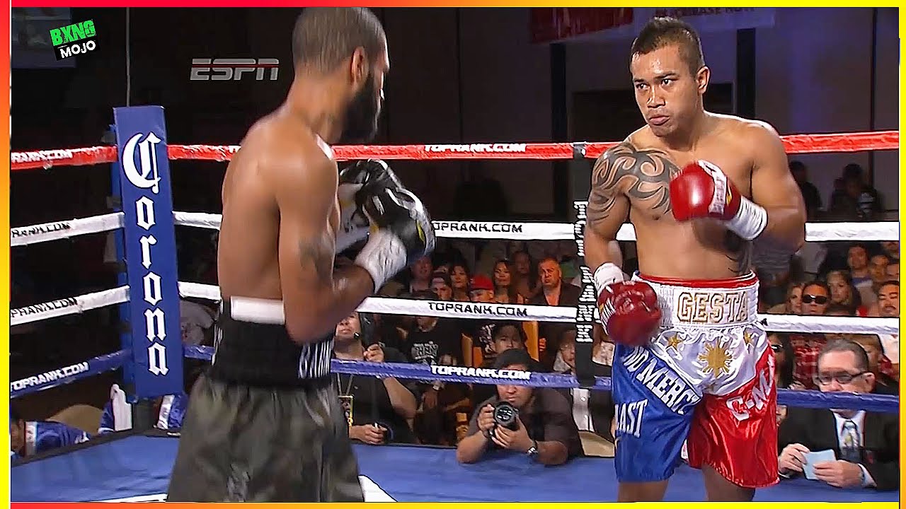 Mercito Gesta (Philippines) vs Ty Barnet (USA) - KNOCKOUT, BOXING HD