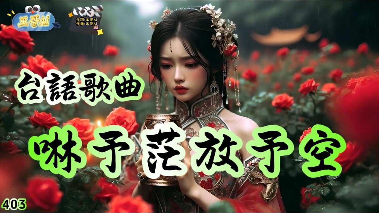 閩南語歌曲(403.啉予茫放予空)啊 啉予茫茫 啉予茫.毋願閣向望 向望無情人.啊 放予空空 放予空.毋願閣悲傷 悲傷換絕望  #王哥Ai #原創歌曲 #閩南語流行歌曲 #台語歌曲 #音樂 #ai歌手