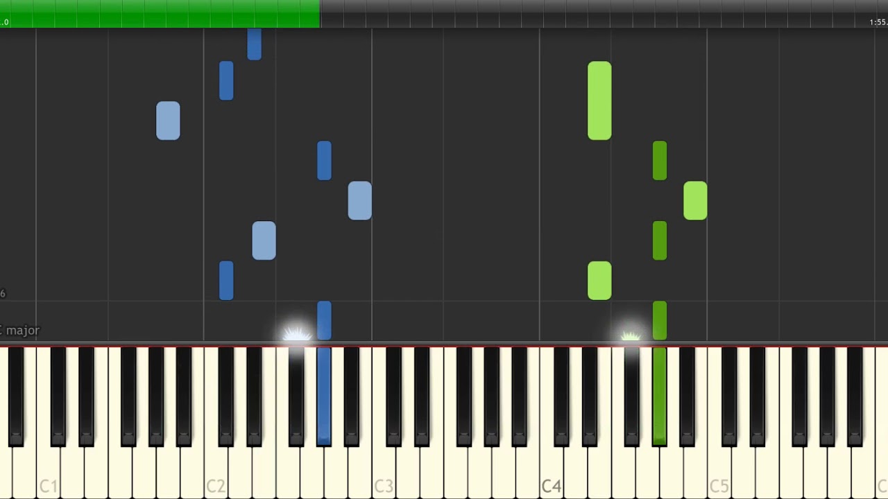 Король и Шут   Дурак и молния [Synthesia Piano Tutorial]