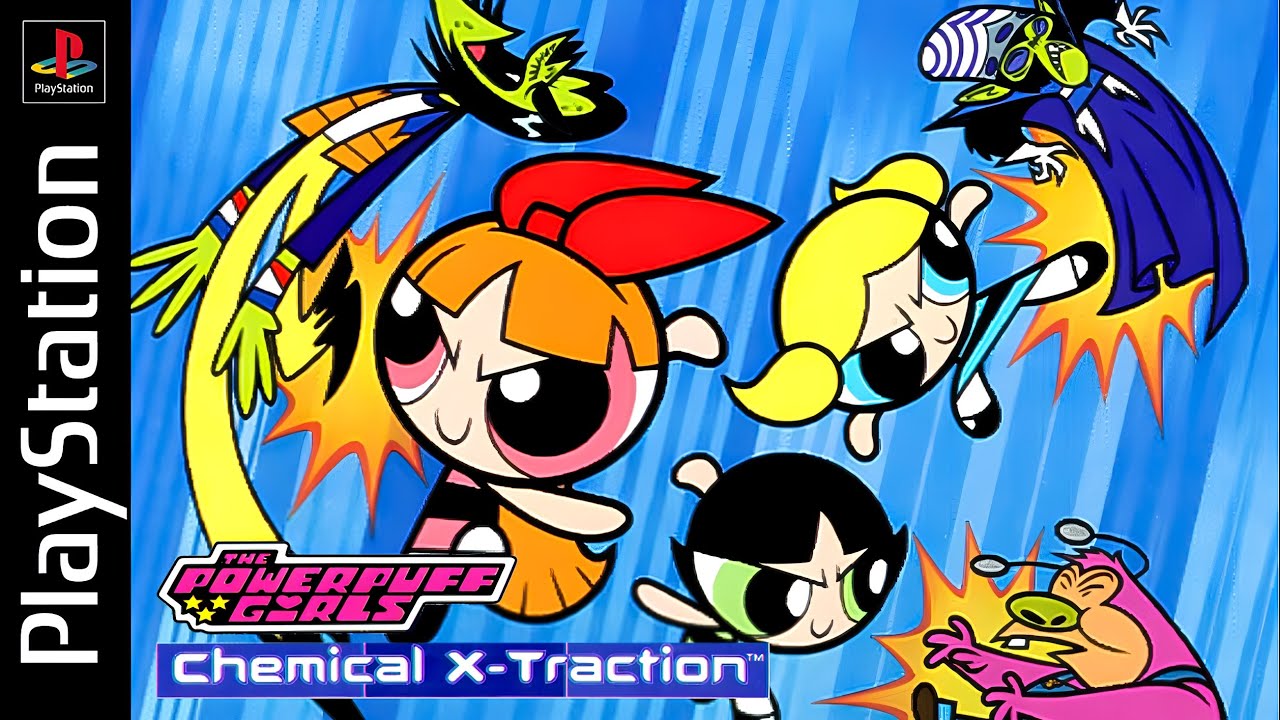 The Powerpuff Girls: Chemical X-Traction Полная игра | Длинная игра для PS1