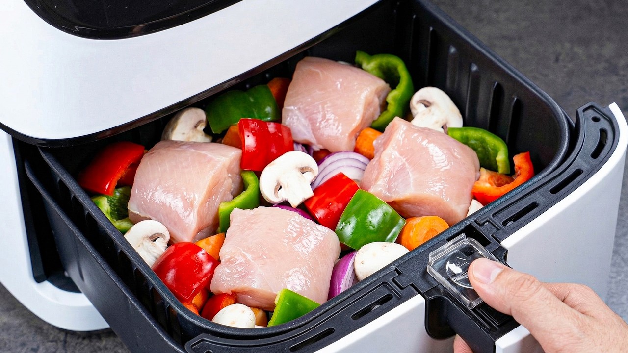 Air Fryer Chicken and Veggies — I Didn’t Expect It to Be This Good