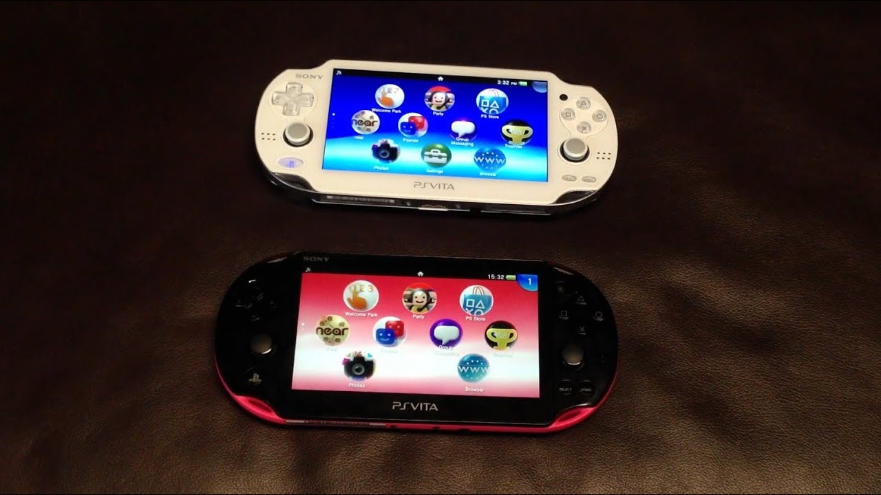 PS Vita 2000 (Slim) Pink/Black Vs Vita 1000 Review Part 2