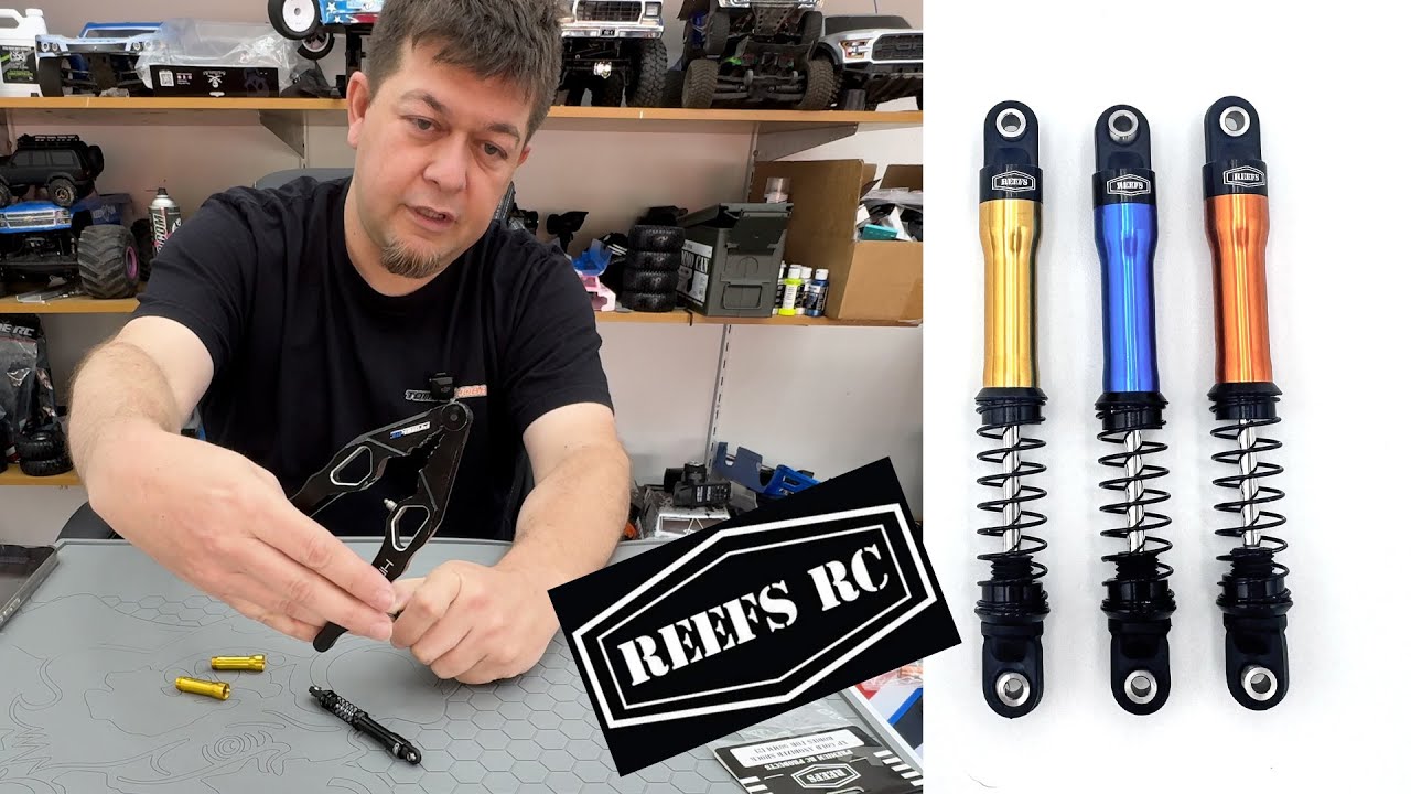 Reefs RC XP shocks Anodized colored bodies