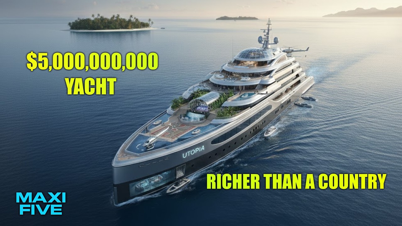 $5,000,000,000 Yacht! Inside the Most Expensive Monster