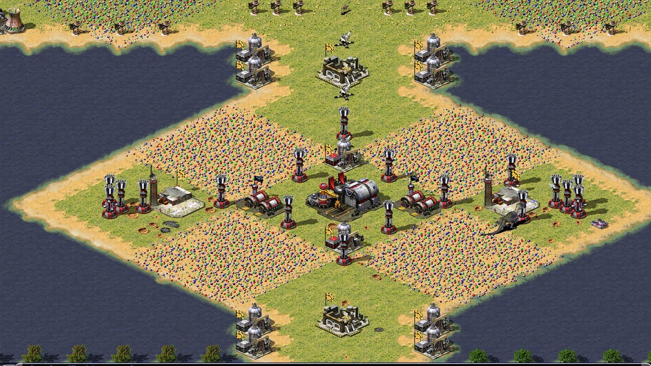 Red Alert 2 | Yuri's Revenge | 7 vs 1 | Extra hard ai | random | Germany
