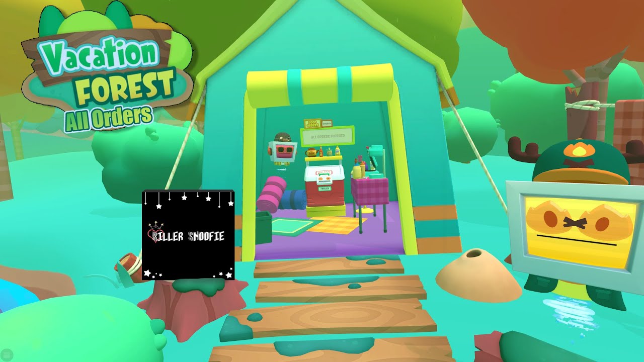 Vacation Simulator: Vacation Forrest All Orders Walkthrough (No Talking)