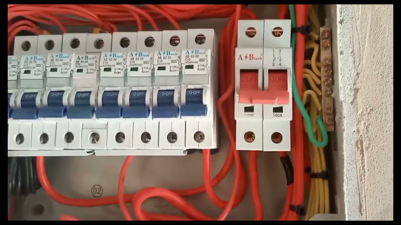 how to/Inverter connection to a single-phase Distribution board/Consumer unit
