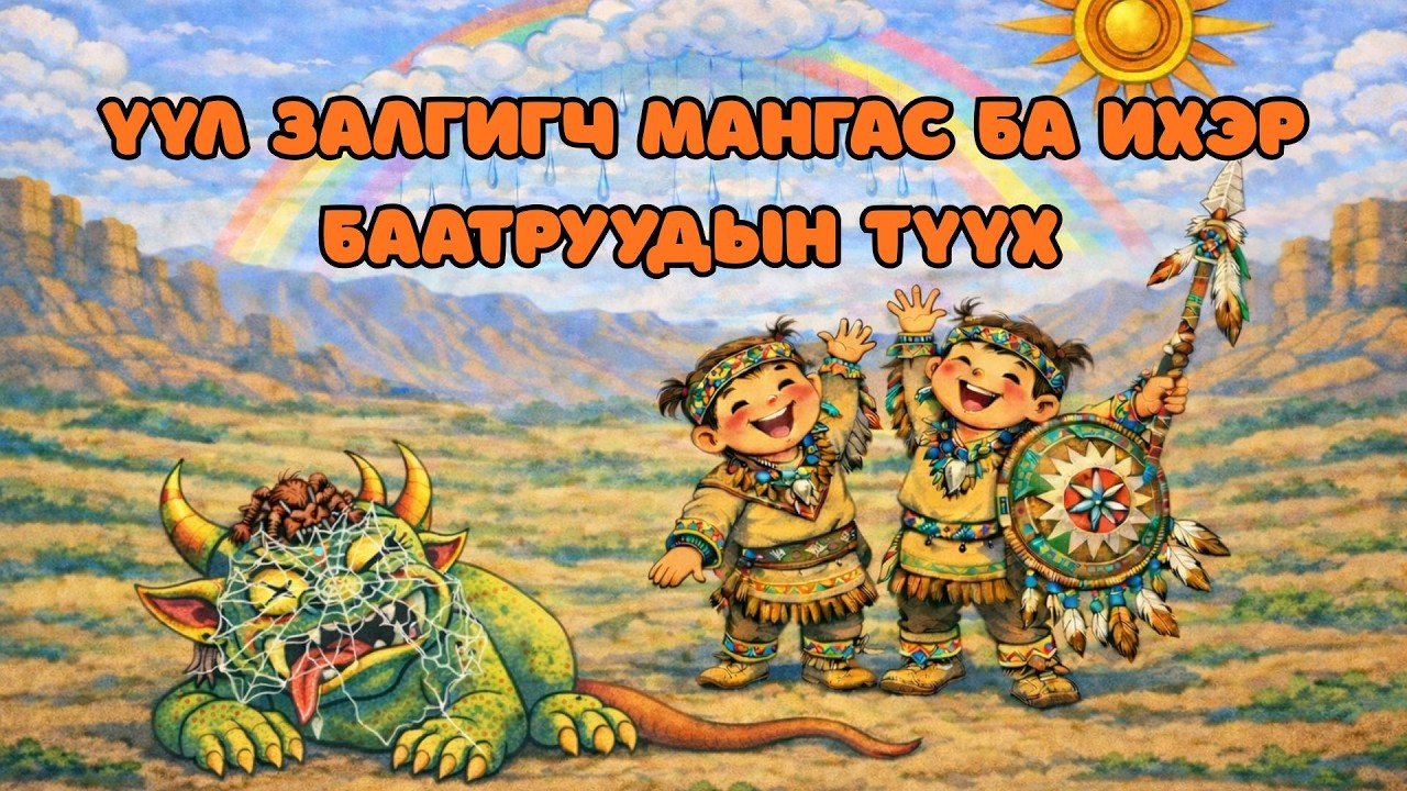 Үүл залгигч мангас ба ихэр баатруудын түүх