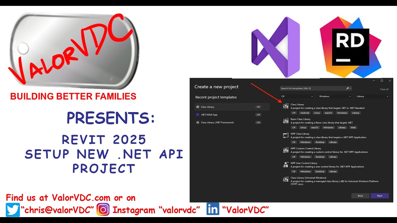 Starting a Project with the New Revit 2025 .Net 8 API