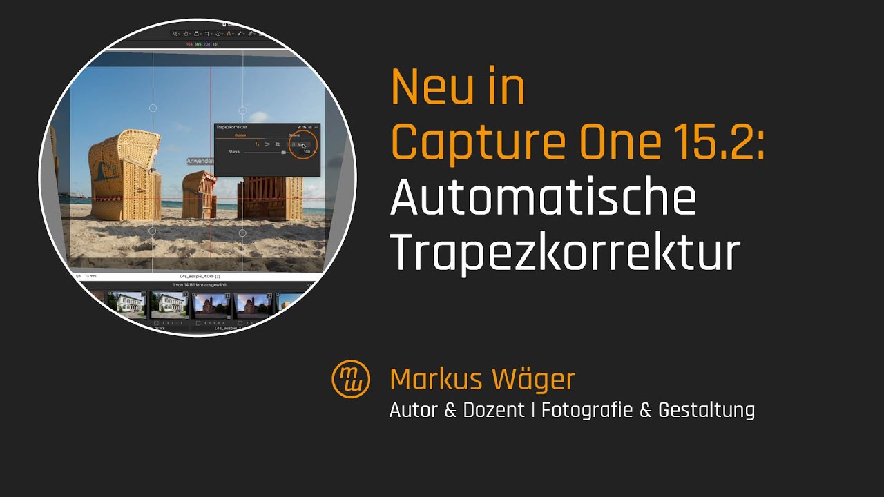 Capture One 15.2: Automatische Trapezkorrektur
